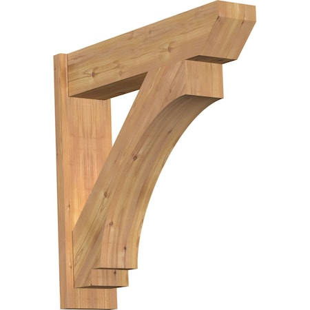 Ekena Millwork Imperial Slat Smooth Outlooker, Western Red Cedar, 7 1/2"W x 32"D x 32"H OUT08X32X32IMP06SWR